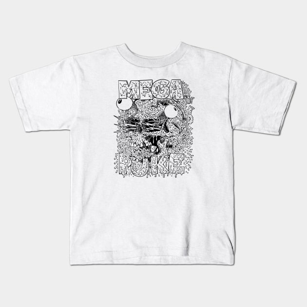 Mega Puke Kids T-Shirt by Joe Tamponi